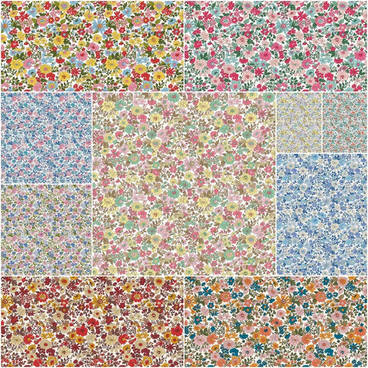 Liberty Emily Annabelle Fat Quarter Bundle, 10 Pcs.