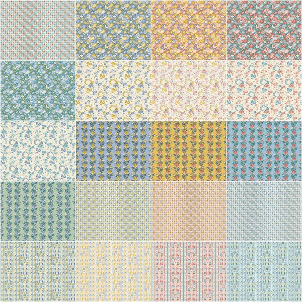 Liberty Palace Gardens Fat Quarter Bundle, 20 Pcs.