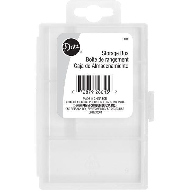 Dritz - 3" x 4" Storage Box, Clear