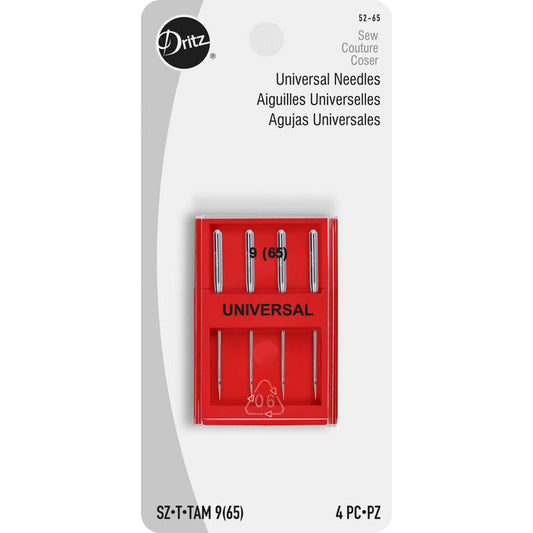 Dritz - Universal Machine Needles, Size 9 (65), 4 pc