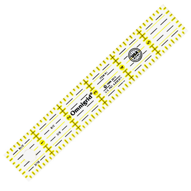 Omnigrid - Rectangle Ruler, 1" x 6"