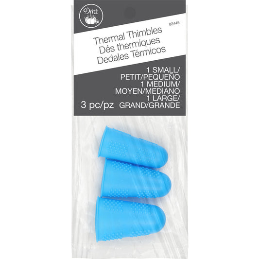 Dritz - Thermal Thimbles, Assorted Sizes, 3 pc