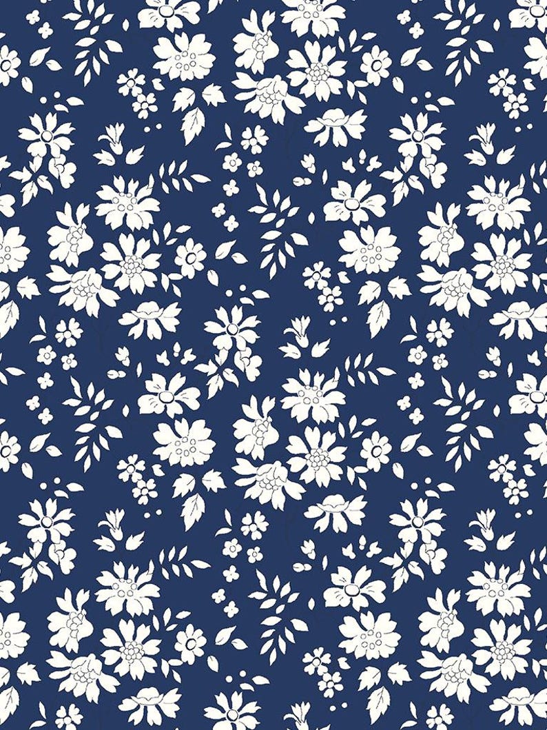 Liberty Tana Lawn® Capel U - Dark Blue