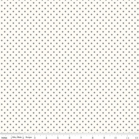 Midnight Meadow Calico Cream
