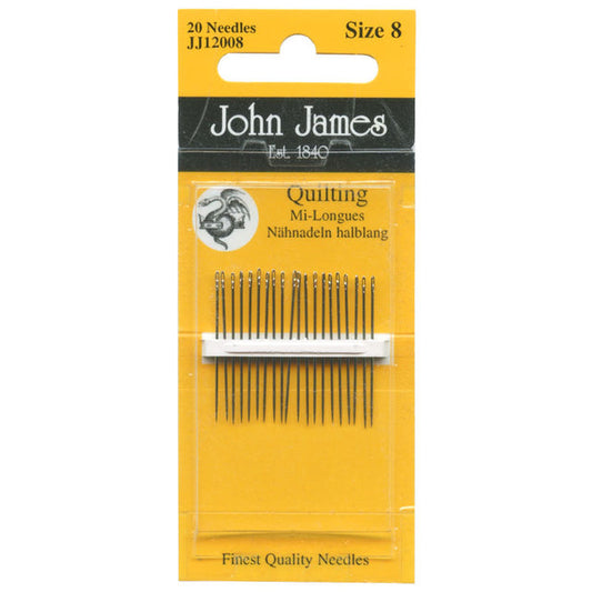 John James Quilting Needles - Size 8