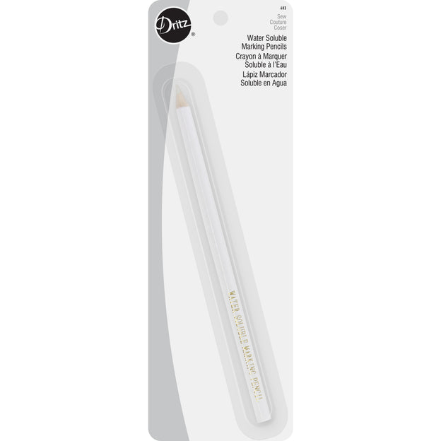 Dritz - Water Soluble Marking Pencil, White