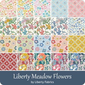 Liberty Meadow Flowers 2.5 Inch Lasenby Roll, 40 Pcs.