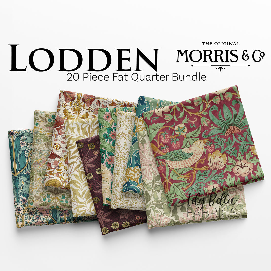 Lodden - Fat Quarter Bundle by The Original Morris and Co. (20pc)