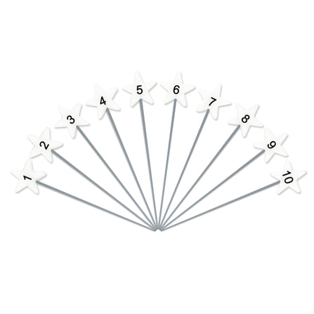 Dritz - Flat Star Head Pins, White, 115 pc