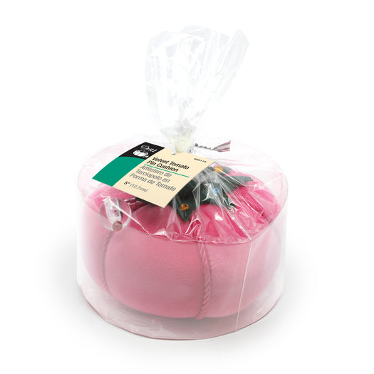 Dritz - 5" Tomato Pin Cushion, Pink Velvet