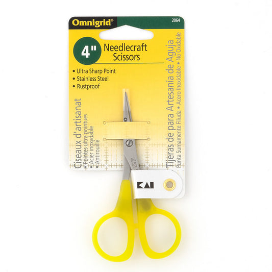 Omnigrid - 4" Embroidery Scissors, Stainless Steel