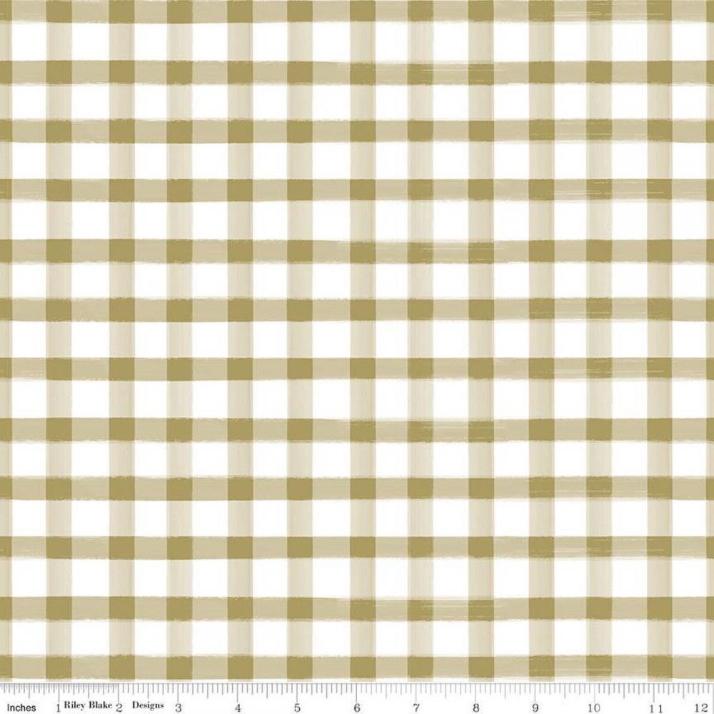 Gingham in Gold