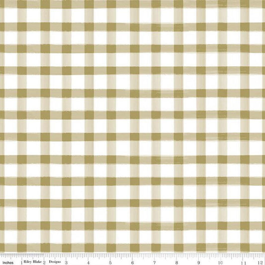 Gingham in Gold