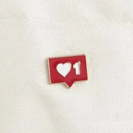 Mini Heart Enamel Pin