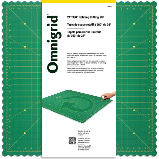 Omnigrid - 360 Square Rotating Cutting Mat, 24"