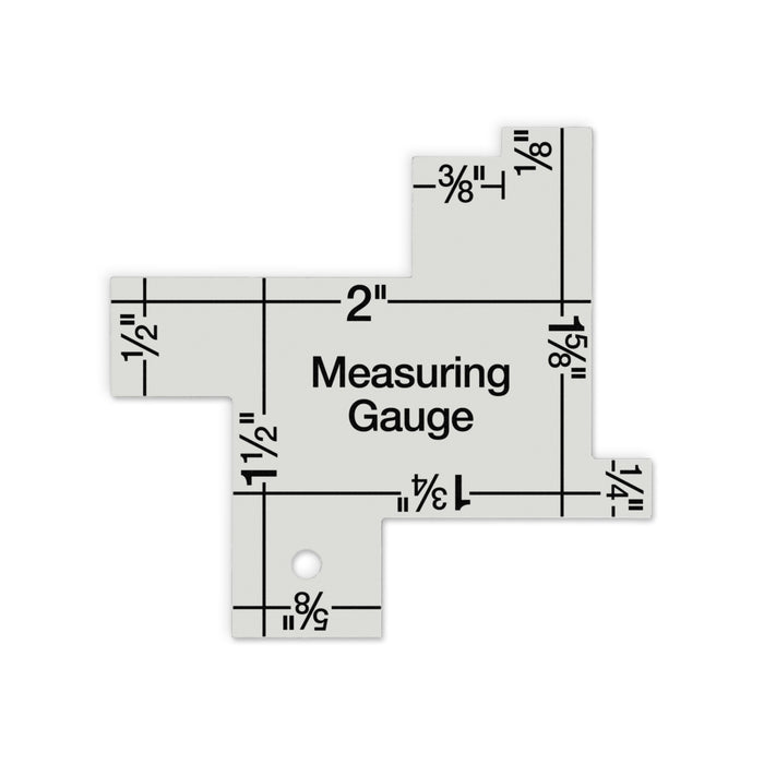 Dritz - Measuring Gauge, 1/8"-2" Markings