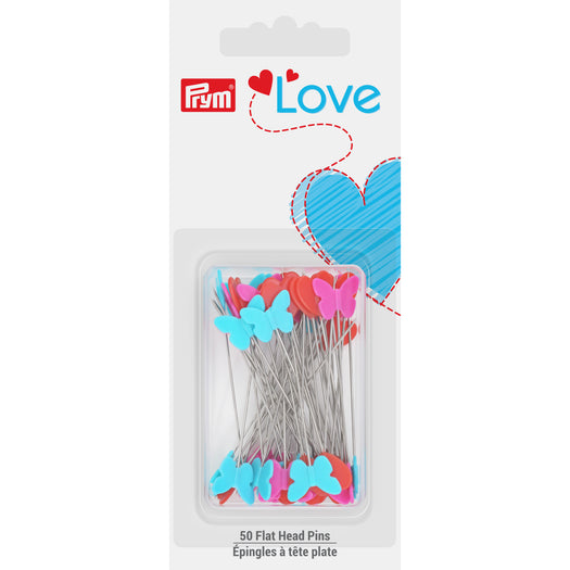 Prym - 2-1/8" Flat Head Pins, 50 pc