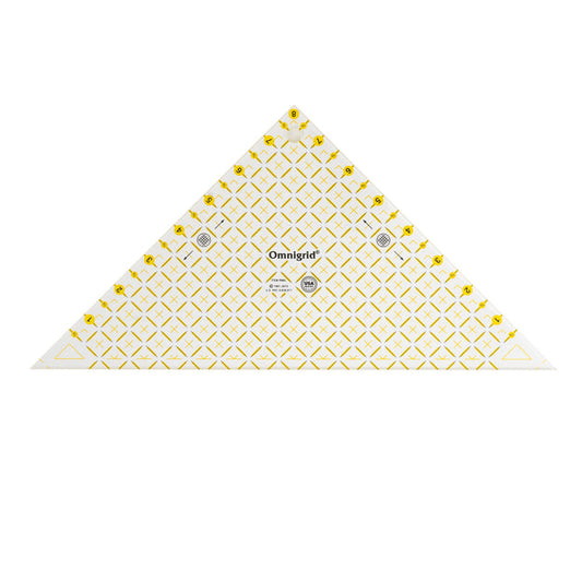 Omnigrid - Right Triangle Ruler, 8" Half-Square Triangles