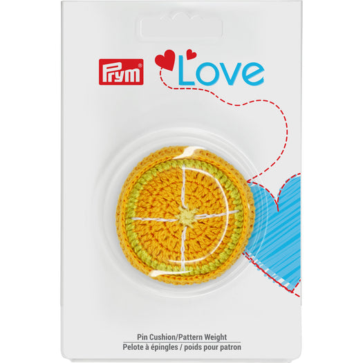 Prym - Orange Pin Cushion & Pattern Weight