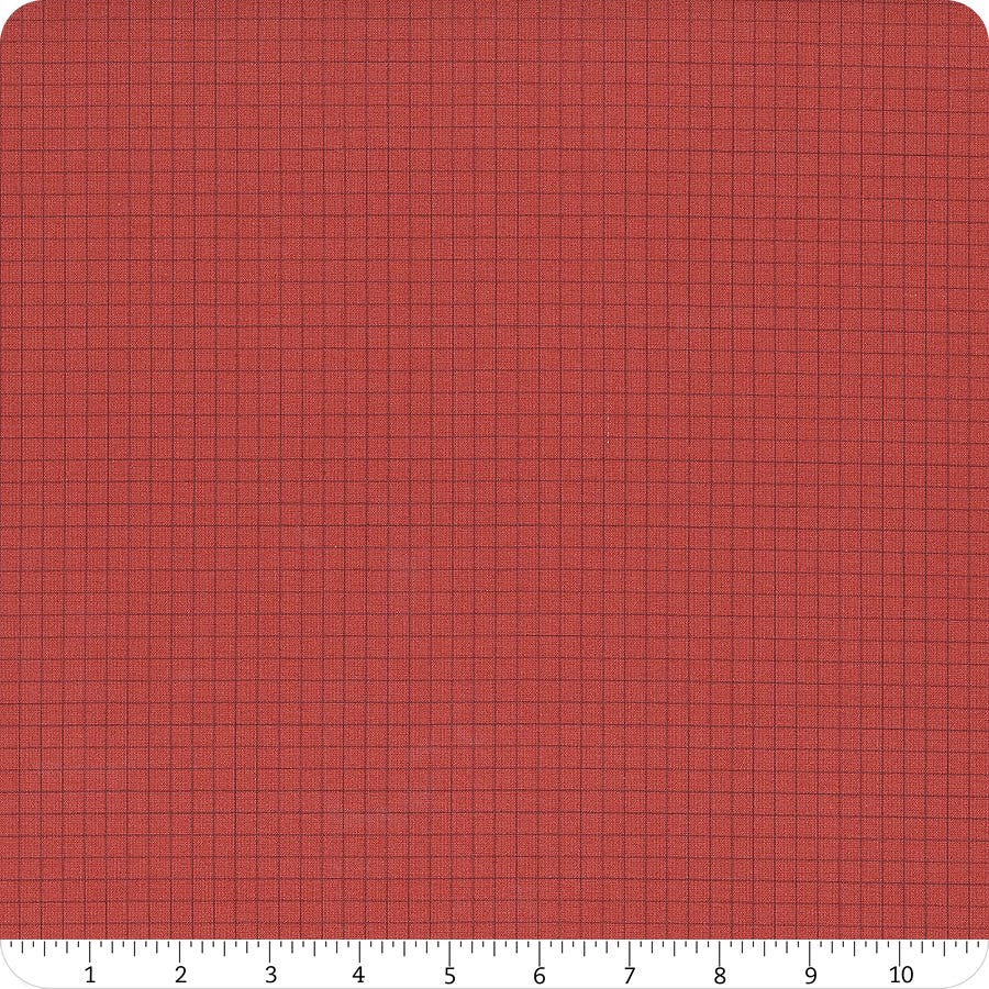 Sew Journal Graph Paper Red