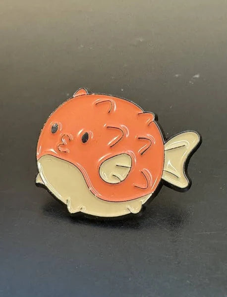 'Puffer Fish' Enamel Pin