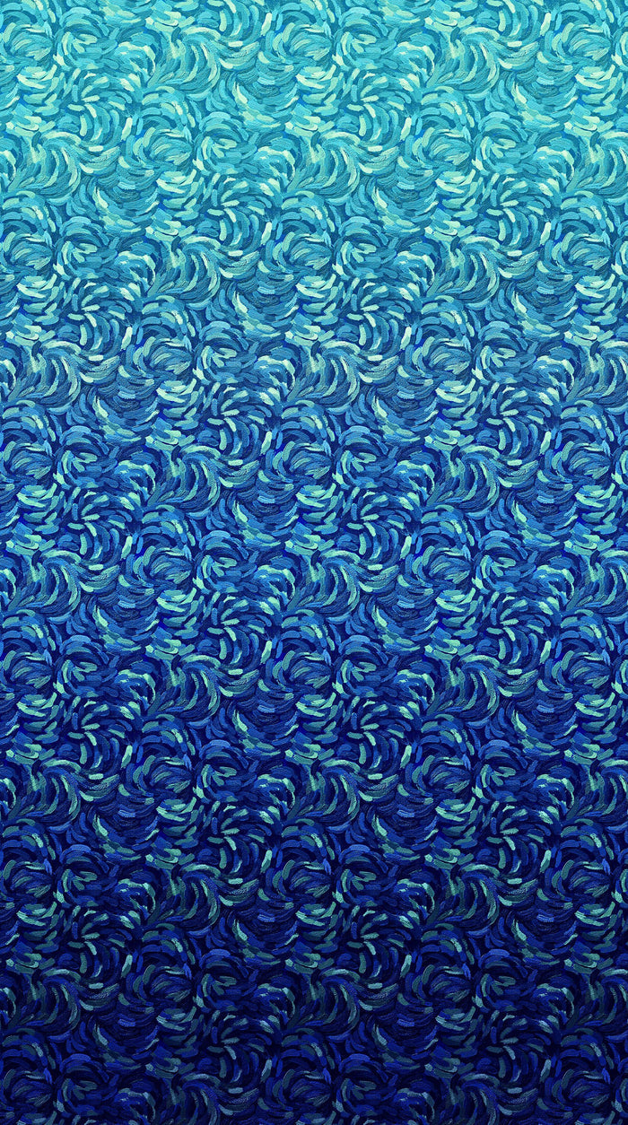 Starry Night - Ombre - Dark Blue Multi