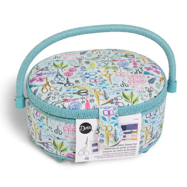 Dritz - Sewing Basket Embroidery Set, Small