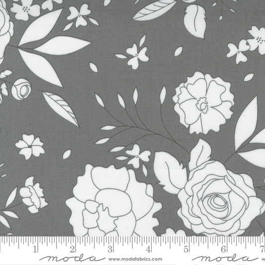 Beautiful Day Slate - Blooms Floral Rose