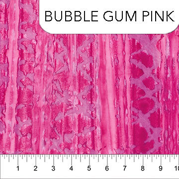 Banyan Batiks - Brush Strokes - Bubble Gum Pink