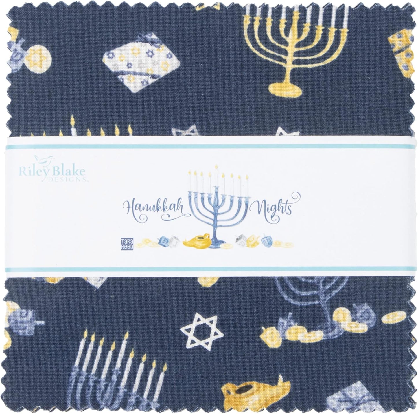 Hanukkah Nights 5 Inch Stacker, 42 Pcs.