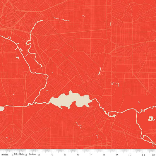 Destinations Map Red