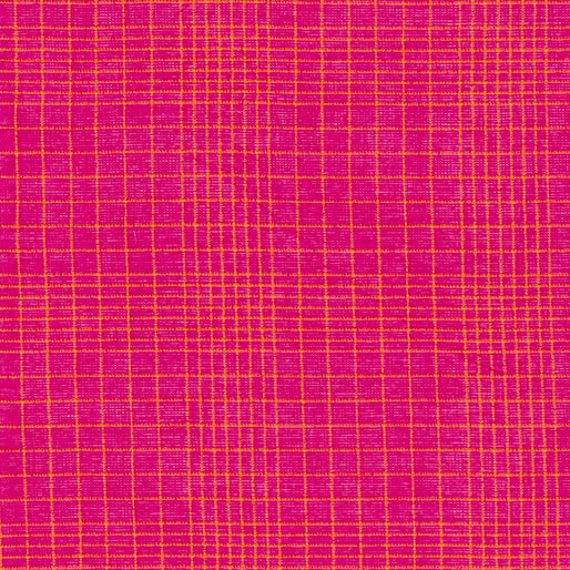 Premium Yarn Dyes - Grid Plaid Magenta